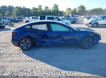 Lot #2997778363 2023 TESLA MODEL 3 REAR-WHEEL DRIVE