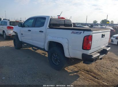 Lot #3037131421 2021 CHEVROLET COLORADO 4WD  SHORT BOX Z71