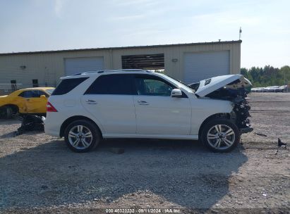 Lot #2992831143 2015 MERCEDES-BENZ ML 250 BLUETEC 4MATIC