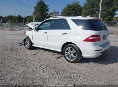 Lot #2992831143 2015 MERCEDES-BENZ ML 250 BLUETEC 4MATIC