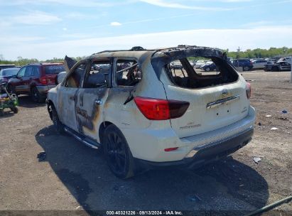 Lot #3054262339 2017 NISSAN PATHFINDER PLATINUM