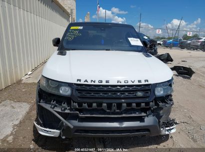 Lot #3037530982 2016 LAND ROVER RANGE ROVER SPORT 3.0L V6 SUPERCHARGED HSE