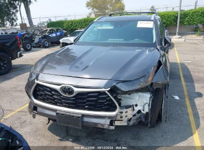 Lot #2989127526 2022 TOYOTA HIGHLANDER XLE