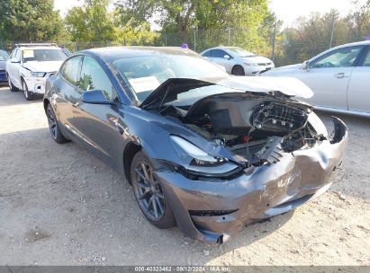 Lot #2992835159 2022 TESLA MODEL 3 LONG RANGE DUAL MOTOR ALL-WHEEL DRIVE