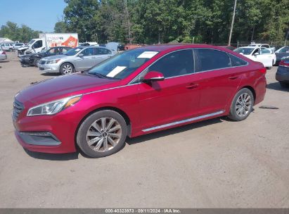 Lot #3035078046 2015 HYUNDAI SONATA SPORT