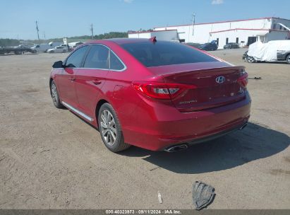 Lot #3035078046 2015 HYUNDAI SONATA SPORT