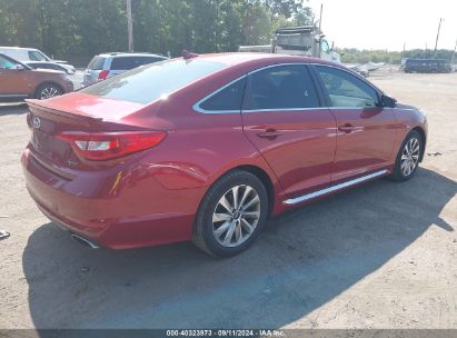 Lot #3035078046 2015 HYUNDAI SONATA SPORT