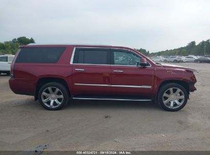 Lot #2992818485 2019 CADILLAC ESCALADE ESV PREMIUM LUXURY