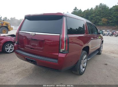 Lot #2992818485 2019 CADILLAC ESCALADE ESV PREMIUM LUXURY