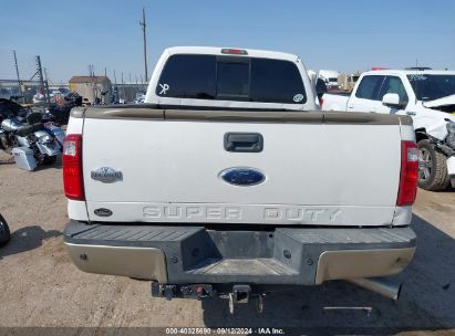 Lot #3001576875 2011 FORD F-250 LARIAT