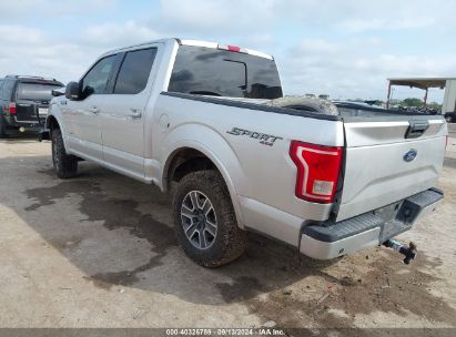 Lot #2991586730 2017 FORD F-150 XLT