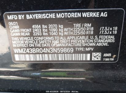 Lot #2997778611 2022 MINI COUNTRYMAN COOPER