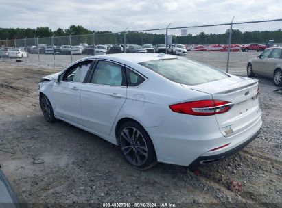 Lot #2996535431 2020 FORD FUSION TITANIUM