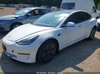 Lot #2997778589 2021 TESLA MODEL 3 LONG RANGE DUAL MOTOR ALL-WHEEL DRIVE