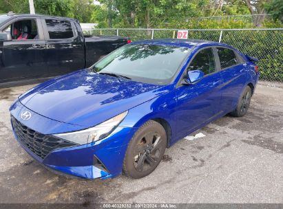 Lot #2992827504 2022 HYUNDAI ELANTRA SEL