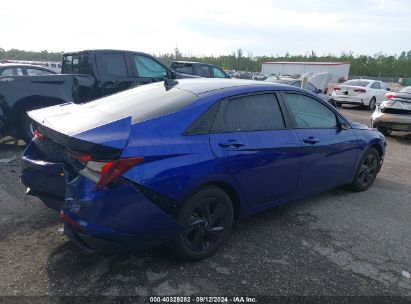 Lot #2992827504 2022 HYUNDAI ELANTRA SEL