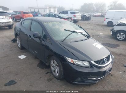 Lot #3045356813 2015 HONDA CIVIC LX