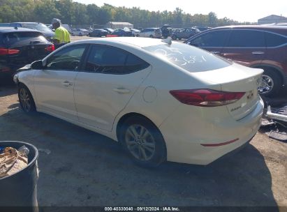 Lot #3036721942 2018 HYUNDAI ELANTRA SEL