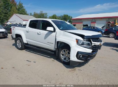 Lot #2992827509 2021 CHEVROLET COLORADO 4WD  SHORT BOX LT