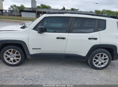 Lot #2992827499 2020 JEEP RENEGADE SPORT FWD