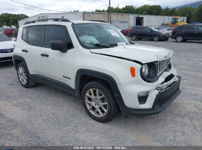 Lot #2992827499 2020 JEEP RENEGADE SPORT FWD