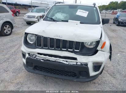 Lot #2992827499 2020 JEEP RENEGADE SPORT FWD