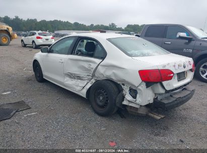 Lot #2992827497 2013 VOLKSWAGEN JETTA 2.0L S