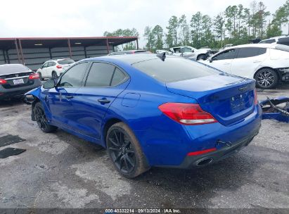 Lot #2997778550 2020 GENESIS G70 3.3T RWD