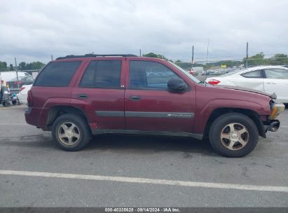 Lot #2992827482 2004 CHEVROLET TRAILBLAZER LS