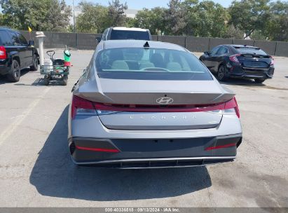 Lot #2995291929 2024 HYUNDAI ELANTRA HYBRID BLUE