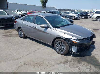 Lot #2995291929 2024 HYUNDAI ELANTRA HYBRID BLUE