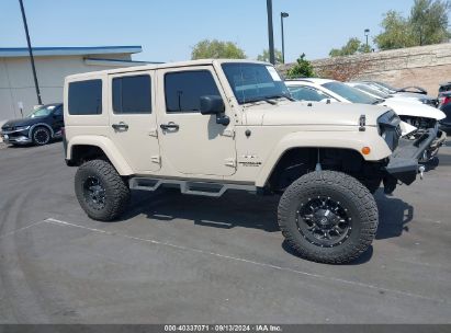 Lot #2992820143 2016 JEEP WRANGLER UNLIMITED SAHARA