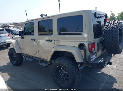 Lot #2992820143 2016 JEEP WRANGLER UNLIMITED SAHARA