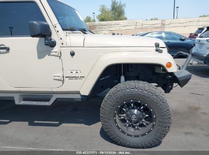 Lot #2992820143 2016 JEEP WRANGLER UNLIMITED SAHARA