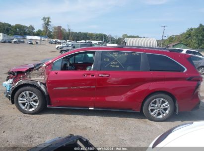 Lot #3035078001 2021 TOYOTA SIENNA XSE