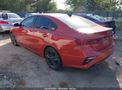 Lot #2992831081 2021 KIA FORTE GT-LINE