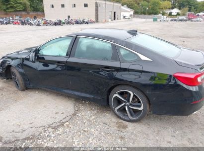 Lot #2991586557 2022 HONDA ACCORD SPORT