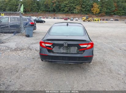 Lot #2991586557 2022 HONDA ACCORD SPORT