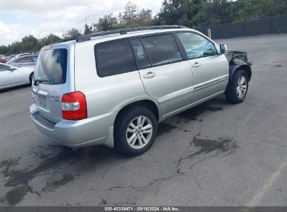 Lot #2992833703 2006 TOYOTA HIGHLANDER HYBRID V6