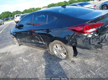 Lot #2996535399 2020 HYUNDAI ELANTRA SEL