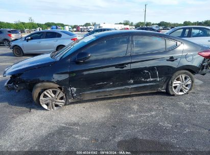 Lot #2996535399 2020 HYUNDAI ELANTRA SEL