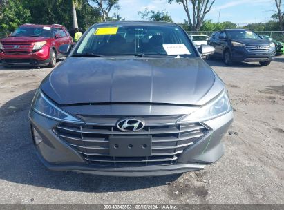 Lot #2992827460 2019 HYUNDAI ELANTRA SEL