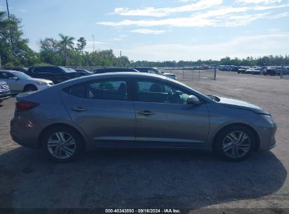 Lot #2992827460 2019 HYUNDAI ELANTRA SEL