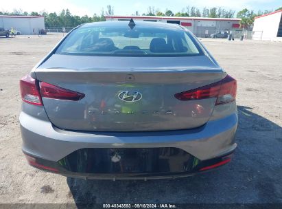 Lot #2992827460 2019 HYUNDAI ELANTRA SEL