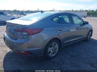 Lot #2992827460 2019 HYUNDAI ELANTRA SEL