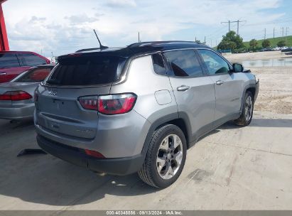 Lot #2997778428 2020 JEEP COMPASS LIMITED FWD