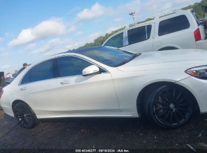 Lot #3035077974 2015 MERCEDES-BENZ S 550