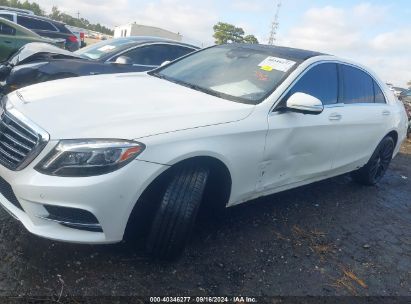 Lot #3035077974 2015 MERCEDES-BENZ S 550