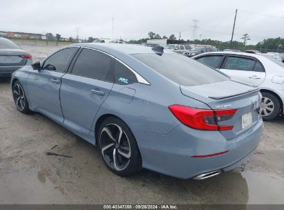 Lot #2992819030 2022 HONDA ACCORD SPORT SPECIAL EDITION