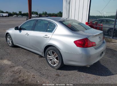 Lot #2992831022 2010 INFINITI G37X